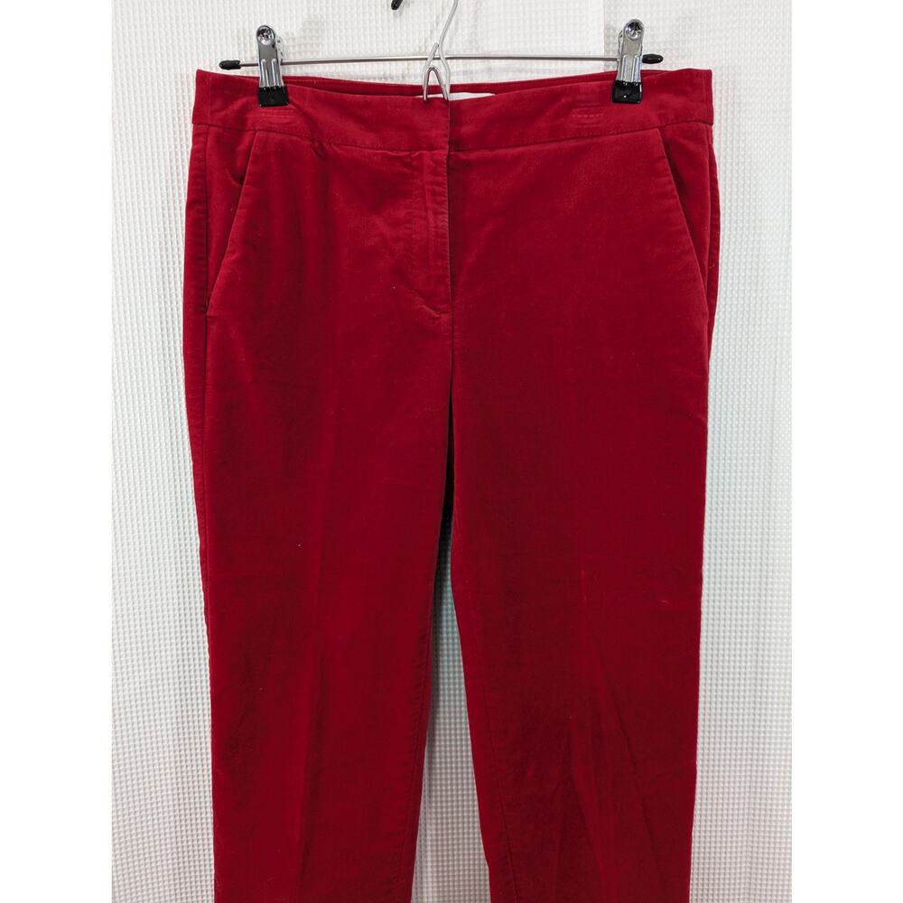 Talbots Rsvp! Ruby Red Stretch Velvet, Ruffled An… - image 6